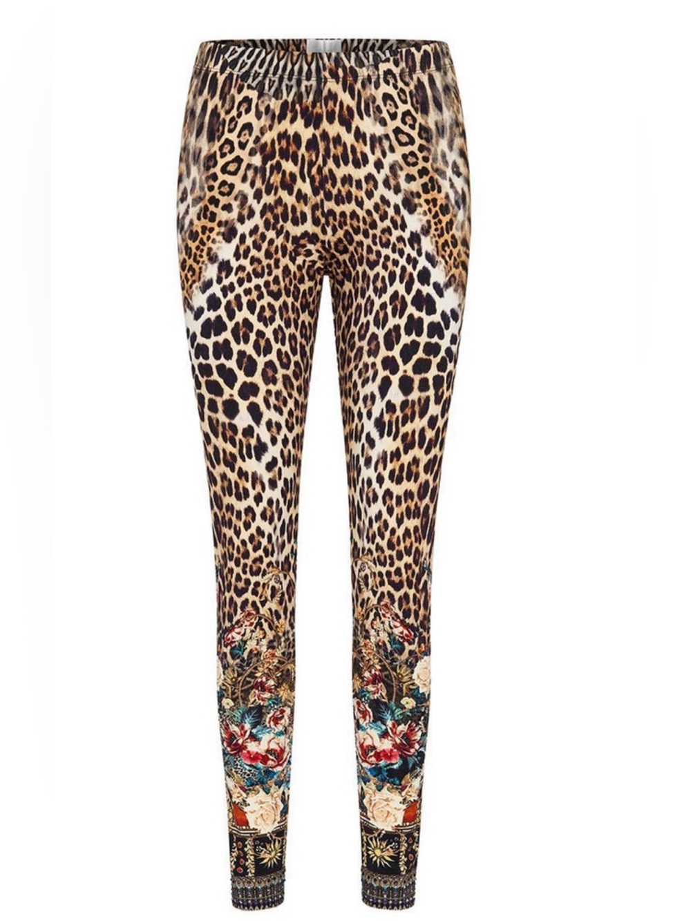 NWT $350 CAMILLA Call Of The Cathedral Swarovski Leggings! Sz L